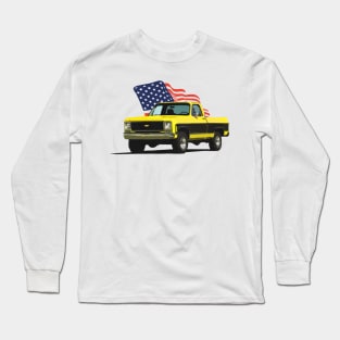 Old Yellow Pickup Long Sleeve T-Shirt